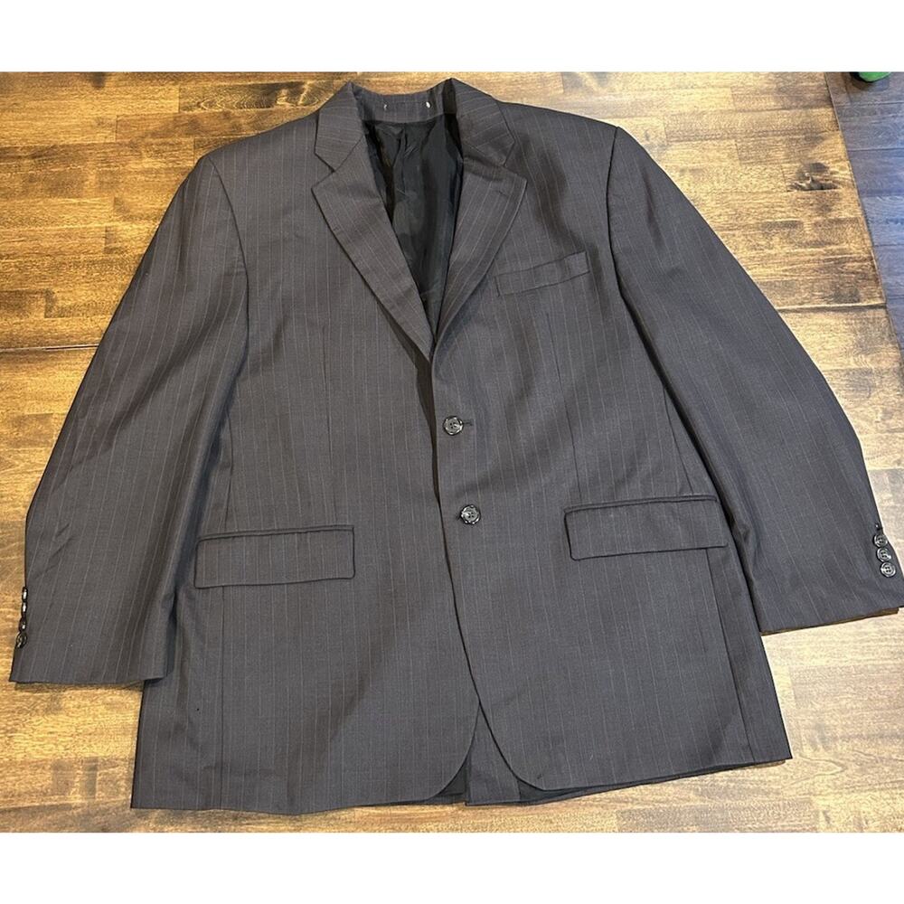 Lauren Ralph Lauren Men's Two-Button Dark Gray Blazer Suit Jacket 44R